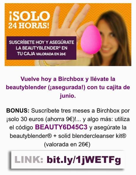#Birchbox Junio# ~Una vez y nunca más!~