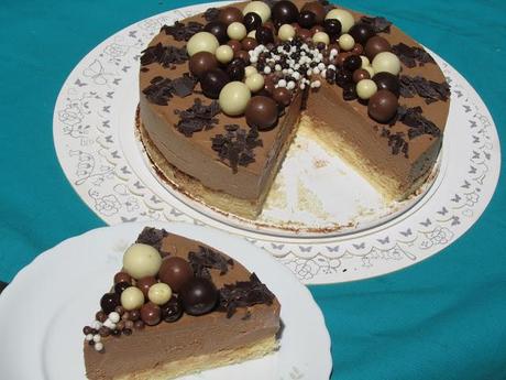 Tarta helada de nutella