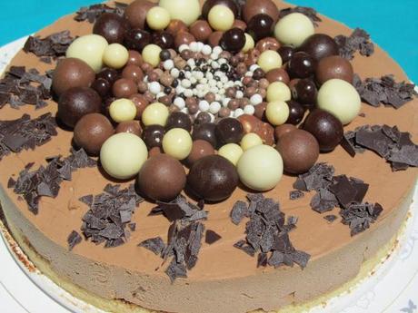 Tarta helada de nutella