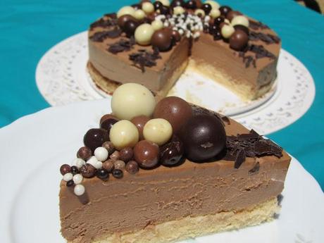 Tarta helada de nutella