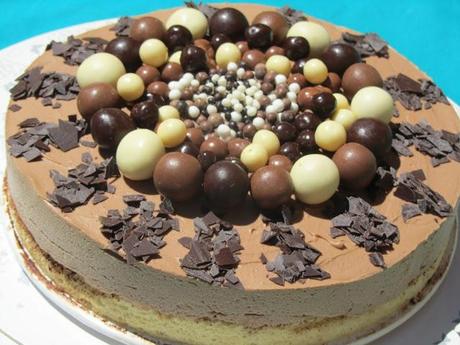 Tarta helada de nutella
