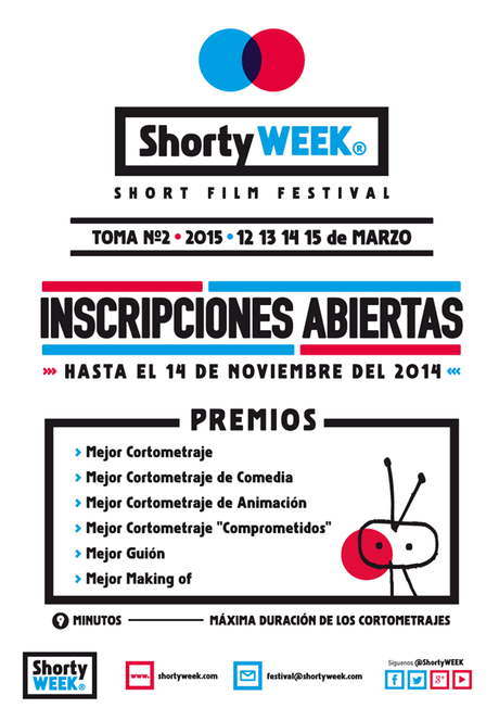 Arranca la 2ª edición del Festival de Cortometrajes Shorty Week 2015