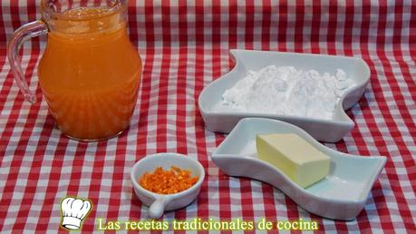 Receta fácil de glasa de naranja