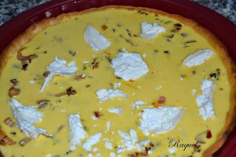 Quiche de Beicon y Queso de Cabra