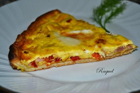 Quiche de Beicon y Queso de Cabra