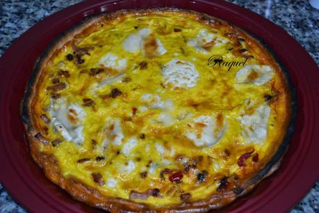 Quiche de Beicon y Queso de Cabra