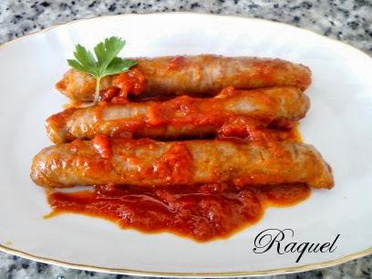 Salchichas con Tomate