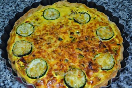 Quiche de Calabacín Jamón y Queso