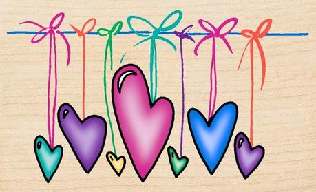 Bolso bombonera, portapañuelos y corazones