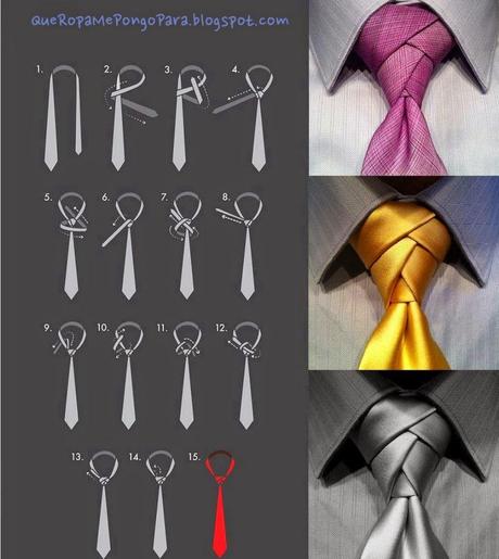 COMO HACER UN NUDO DE CORBATA ELDREDGE - Eldredge tie knot