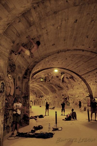 Los Spidermen de Montjuic meninas de la escalada en la Foixarda