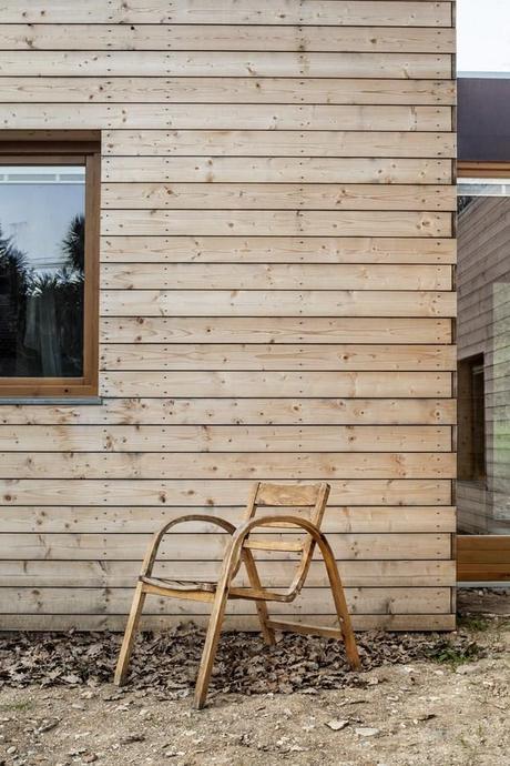 Más madera: casa modular y sostenible de Alventosa Morell Arquitectes. 8 casa GG