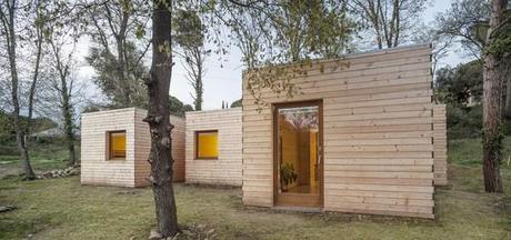 Más madera: casa modular y sostenible de Alventosa Morell Arquitectes. 2 casa GG