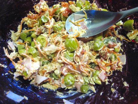 RULO DE PATATA RELLENO, CON CEREZAS