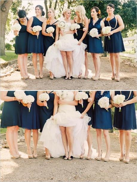 Decora tu boda en AZUL NOCHE Y AMARILLO