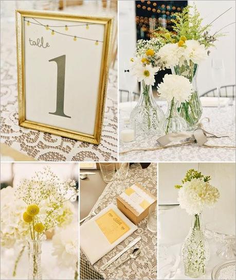 Decora tu boda en AZUL NOCHE Y AMARILLO