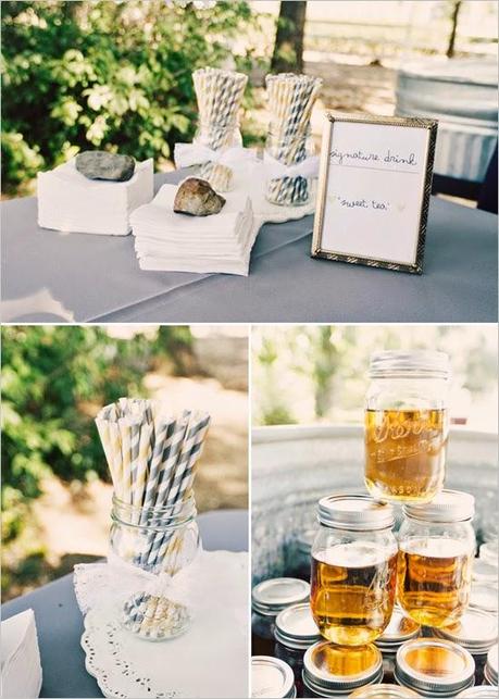 Decora tu boda en AZUL NOCHE Y AMARILLO