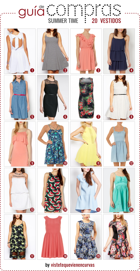 Guía de Compras: 20 Vestidos veraniegos ¡rebajados!