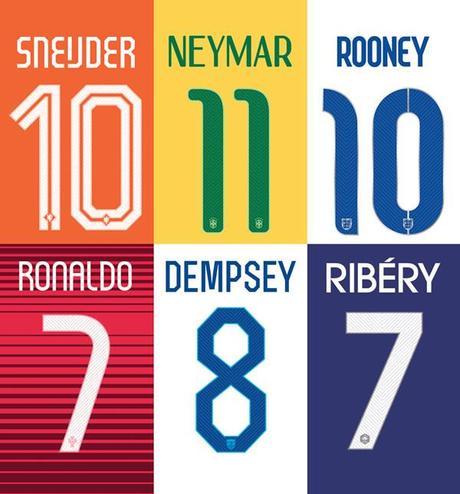 NIKE world cup fonts :: las tipografías en el Mundial de Brasil