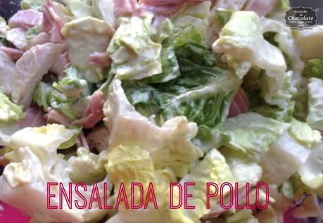 ensalada de pollo