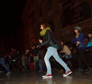Flashmob One Billion Rising. Valencia