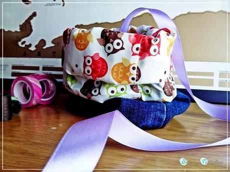 Cesto vaquero reciclado