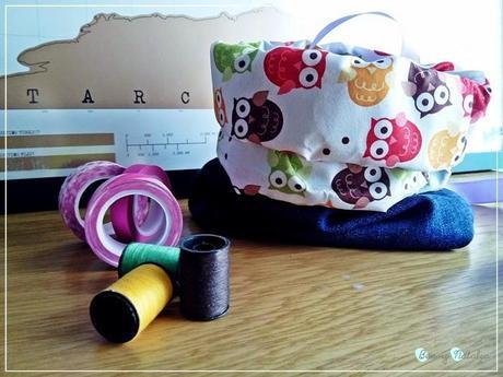 Cesto vaquero reciclado