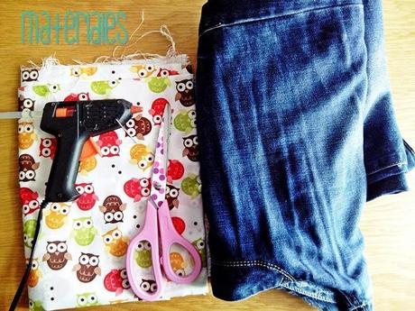 Cesto vaquero reciclado