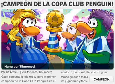  Diario Edición #454: ¡Campeón de la Copa Club Penguin!