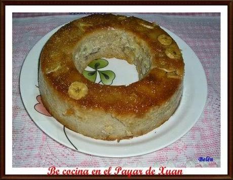 Pudin de pan con platano