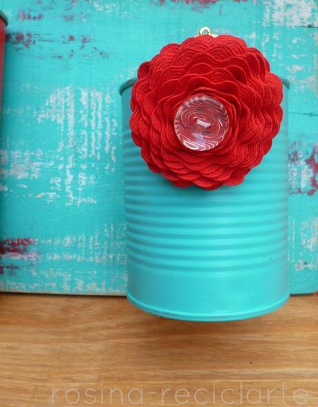 Organizador con latas