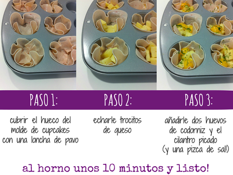 receta: mis tulipas de jamón y huevo