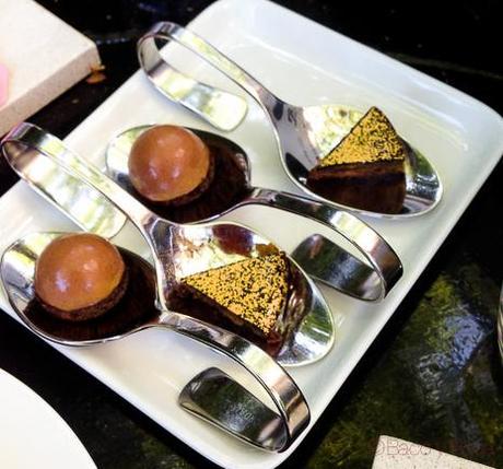 mini sacher bombon cremoso de chocolate Sant Pol Carme Ruscalleda