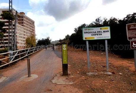 Vía Verde del Mar, entre Oropesa y Benicàssim