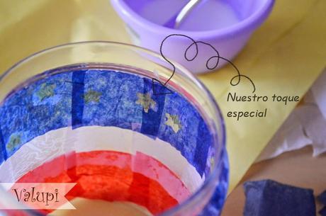 DIY - Tarros de cristal decorados con papel de seda