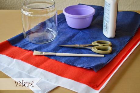 DIY - Tarros de cristal decorados con papel de seda