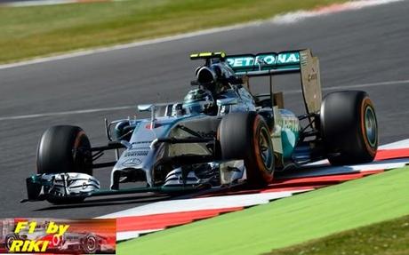 PRUEBAS LIBRES 1 DEL GP DE GRAN BRETAÑA 2014 - ROSBERG COMIENZA LIDERANDO