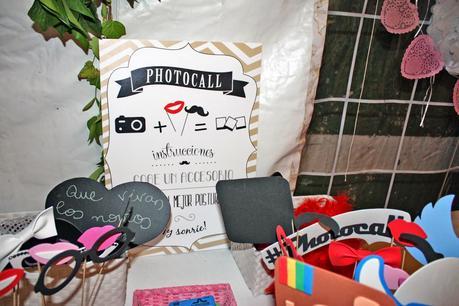 El Photocall de la boda de Marta y Ricardo