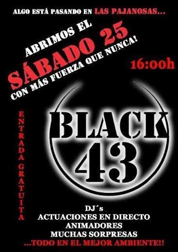 Black 43, Inaguración este sábado en Sevilla. Nuevo Local