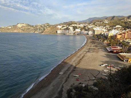 Ruta por la costa Granaina, corriendo por Almuñecar.