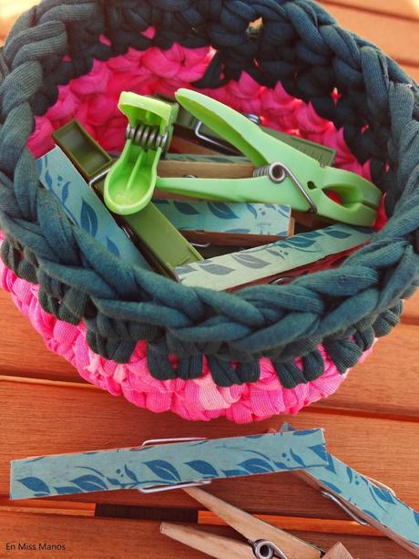 Trapilleando con rosa fluor Trapilleando con rosa fluor