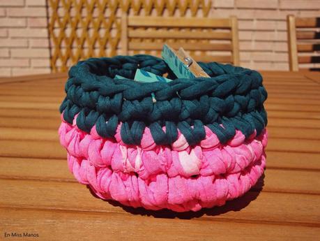 Trapilleando con rosa fluor Trapilleando con rosa fluor