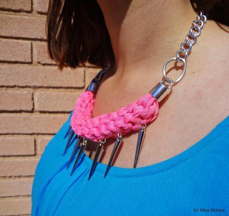 Trapilleando con rosa fluor Trapilleando con rosa fluor