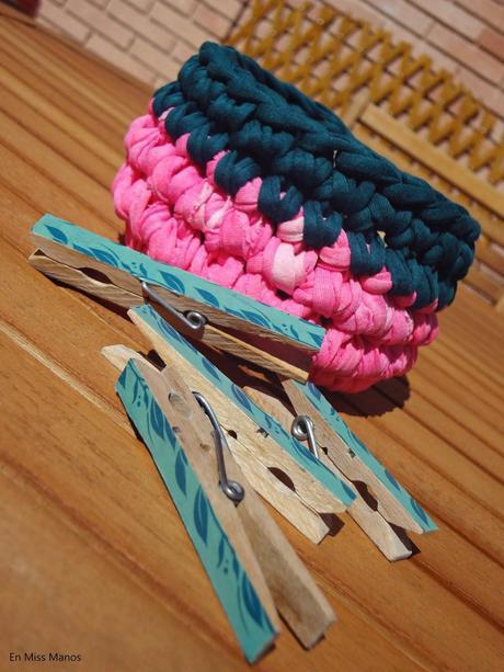 Trapilleando con rosa fluor Trapilleando con rosa fluor