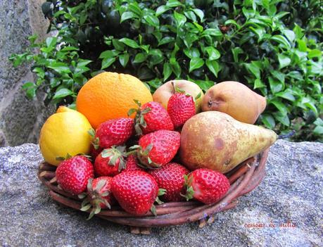 Pastel de fruta y ágar ágar