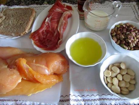 Pastel de pollo y jamón para el BBSS (TRX  / T / microndas)