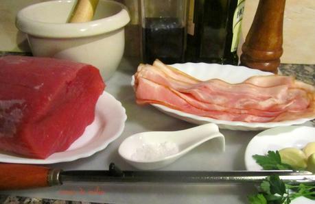 Redondo de ternera mechado