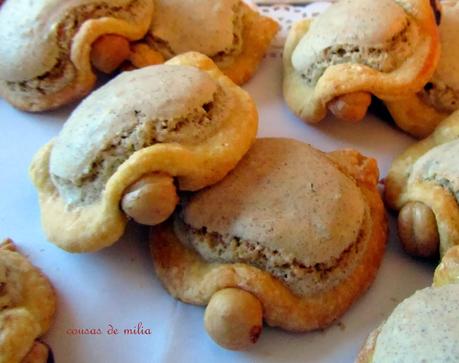 Tortuguitas de nueces y avellanas