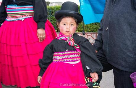 Niña de la comunidad Aymara Puno Perú