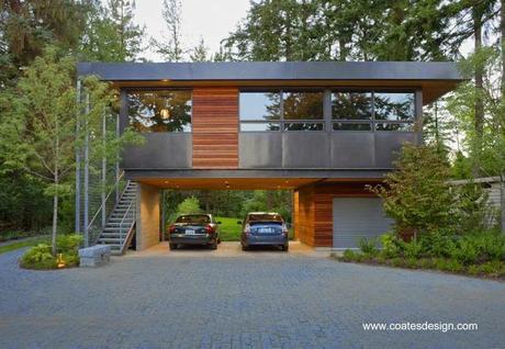 Casa residencial contemporánea en el estado de Washington, Estados Unidos